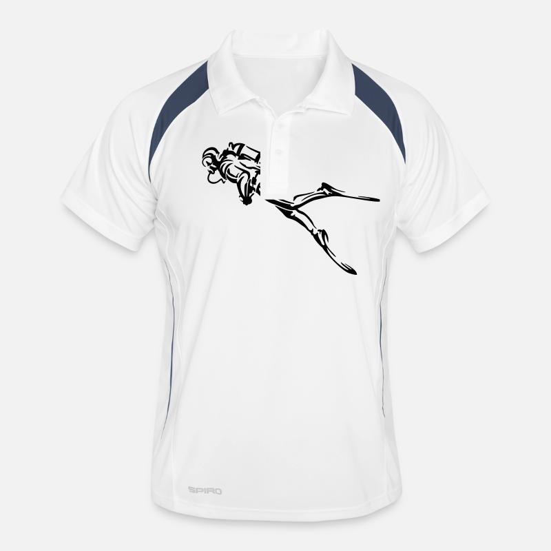 diving Männer Polo atmungsaktiv
