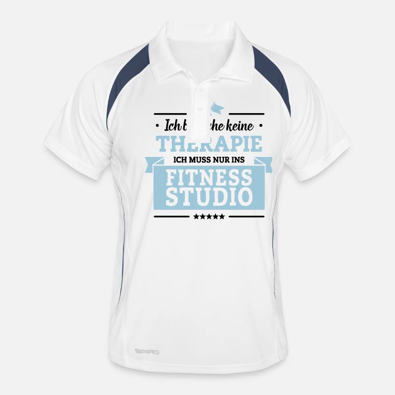 Nur ins Fitnessstudio Männer Polo atmungsaktiv