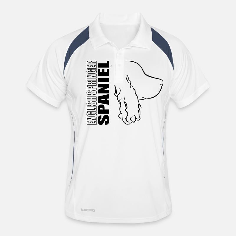 ANGLAIS SPRINGER PROFIL SPANIEL Polo respirant Homme
