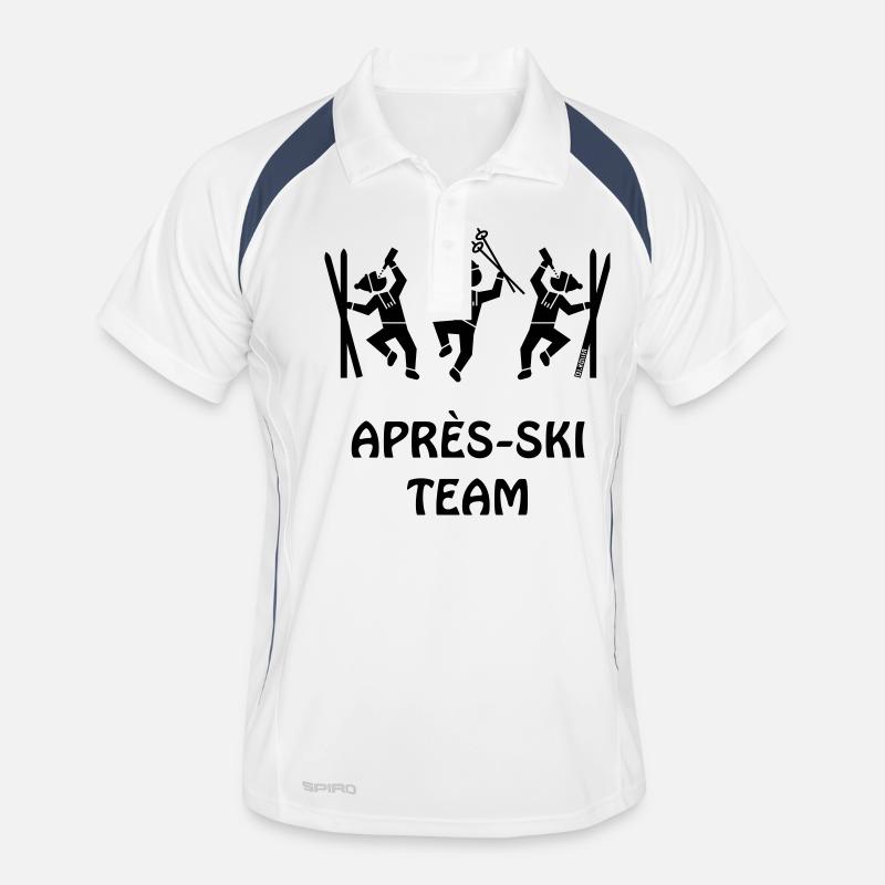 Après-Ski Team Männer Polo atmungsaktiv