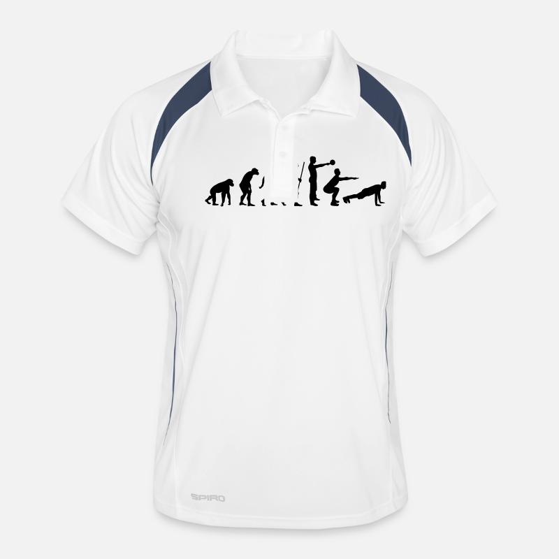 Evolution - Kettlebell Squat Push Ups Men's Polo breathable