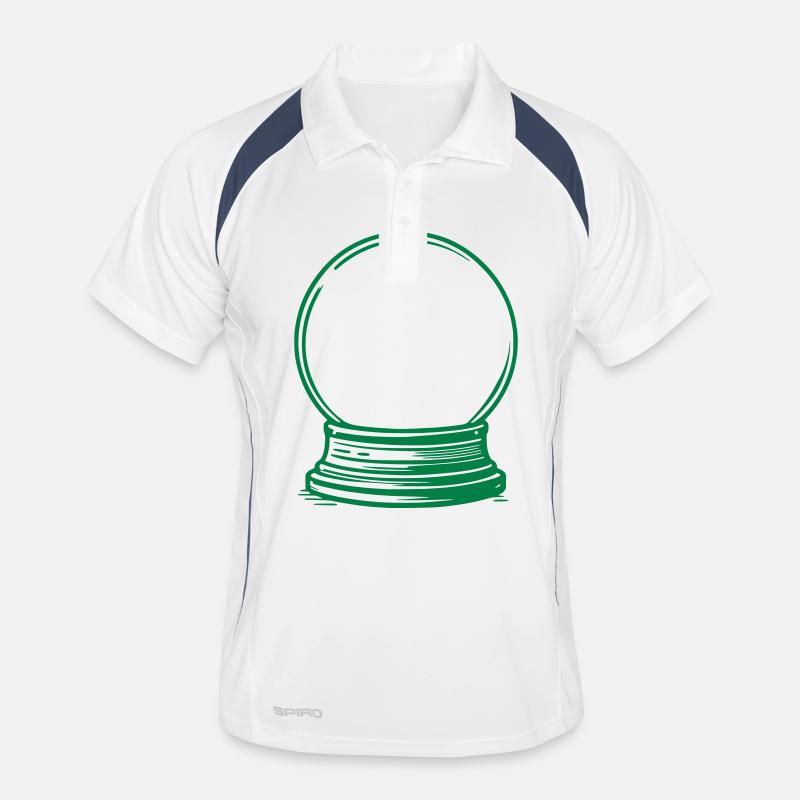 Snow globe empty Men's Polo breathable