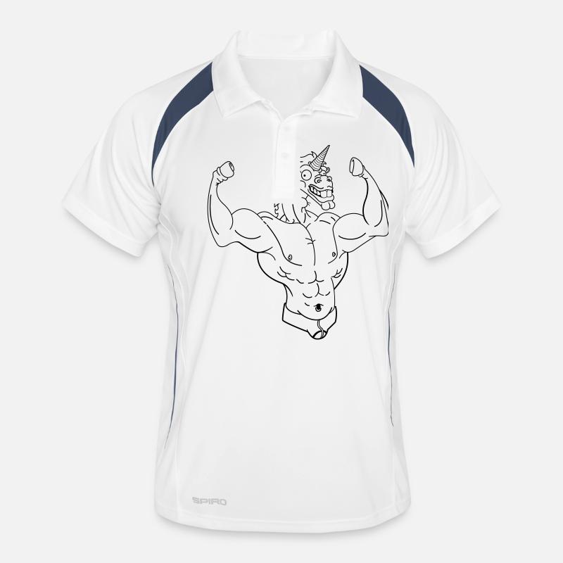 Pferdinant das Einhorn Männer Polo atmungsaktiv