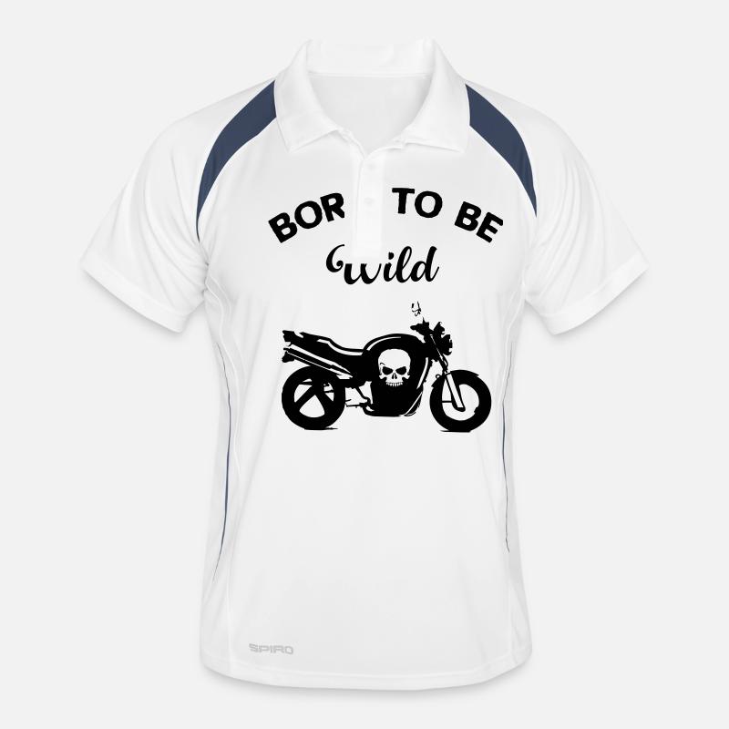 motorcycle Men's Polo breathable