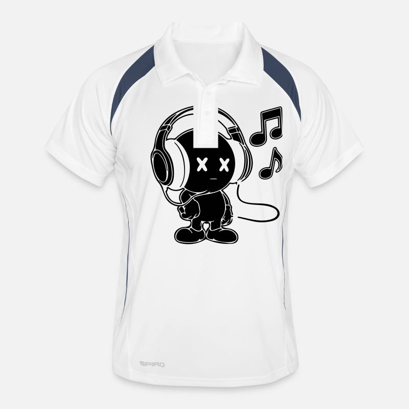 Musiktyp Männer Polo atmungsaktiv
