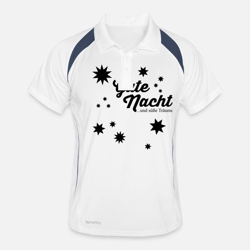 Gute Nacht Pfade Männer Polo atmungsaktiv