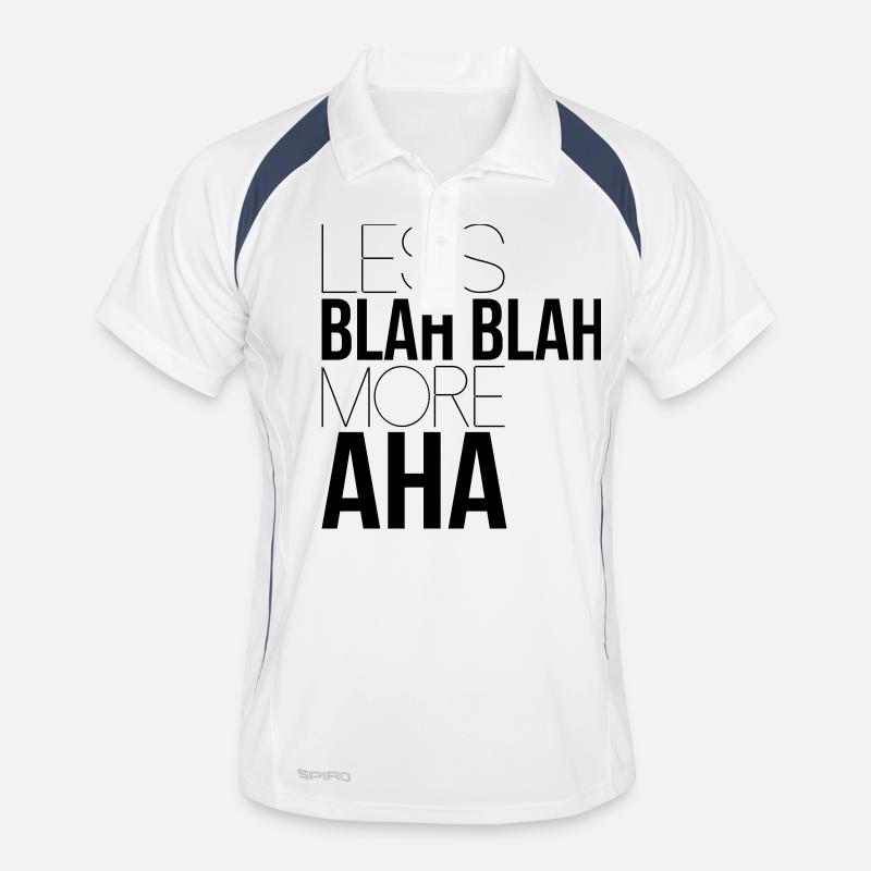 weniger bla bla Männer Polo atmungsaktiv