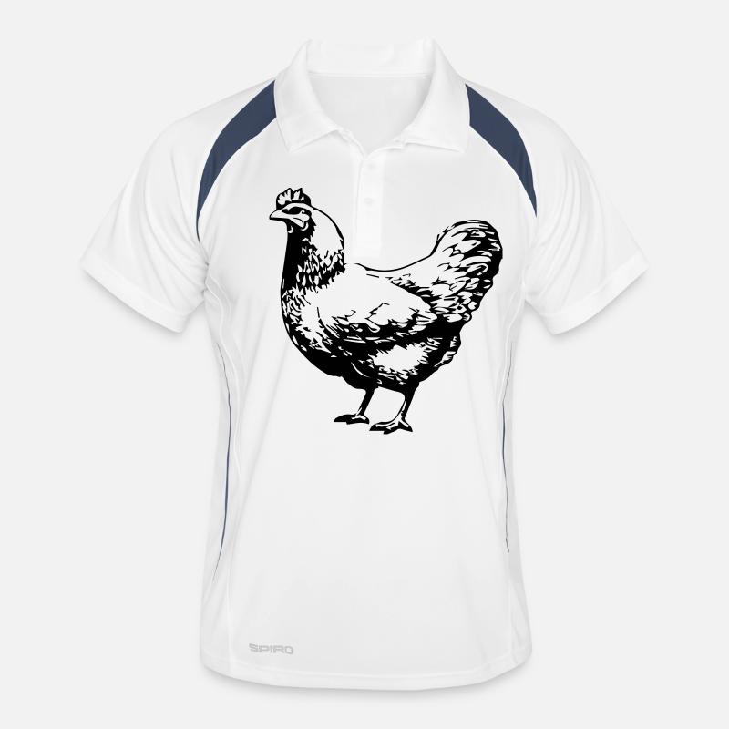 chicken Männer Polo atmungsaktiv