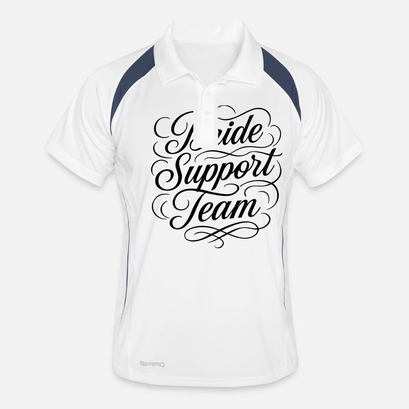 Braut Support Team Hochzeit Männer Polo atmungsaktiv