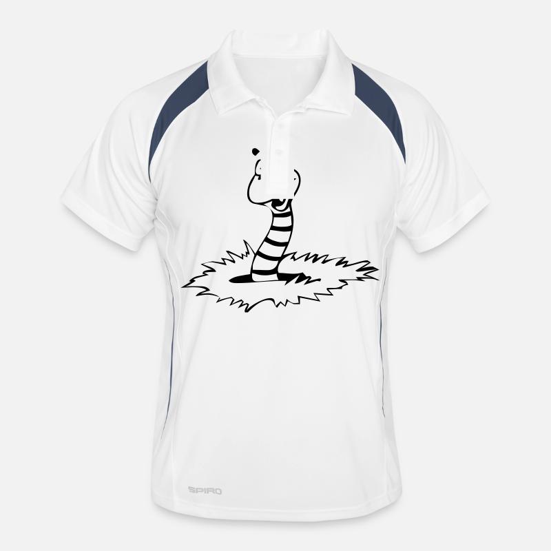 Wurm Männer Polo atmungsaktiv