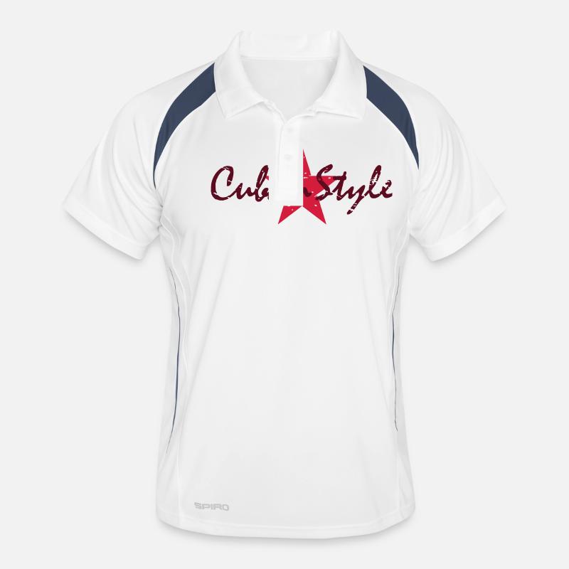 cuban style_vec_2 en Men's Polo breathable