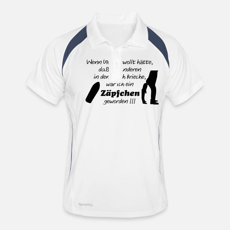 Zäpfchen Männer Polo atmungsaktiv