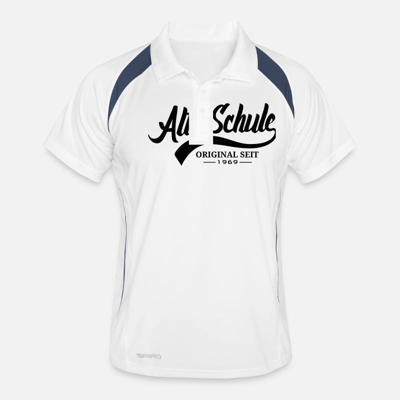 Alte Schule 1969 Männer Polo atmungsaktiv