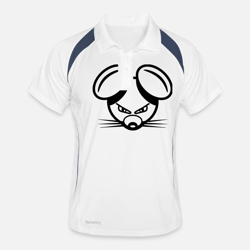 angry mouse Men's Polo breathable
