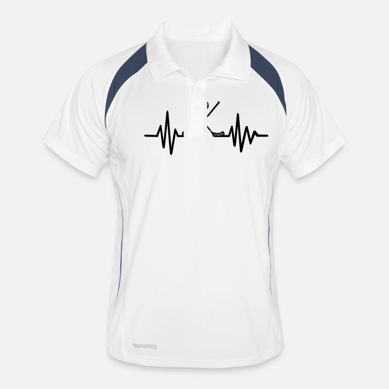 Floorball Männer Polo atmungsaktiv