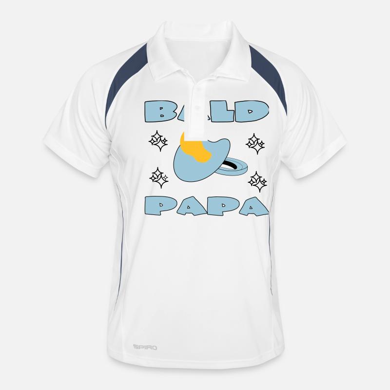 BALD PAPA Men's Polo breathable