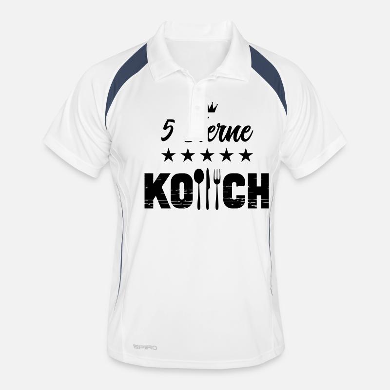 5 Star Chef Men's Polo breathable