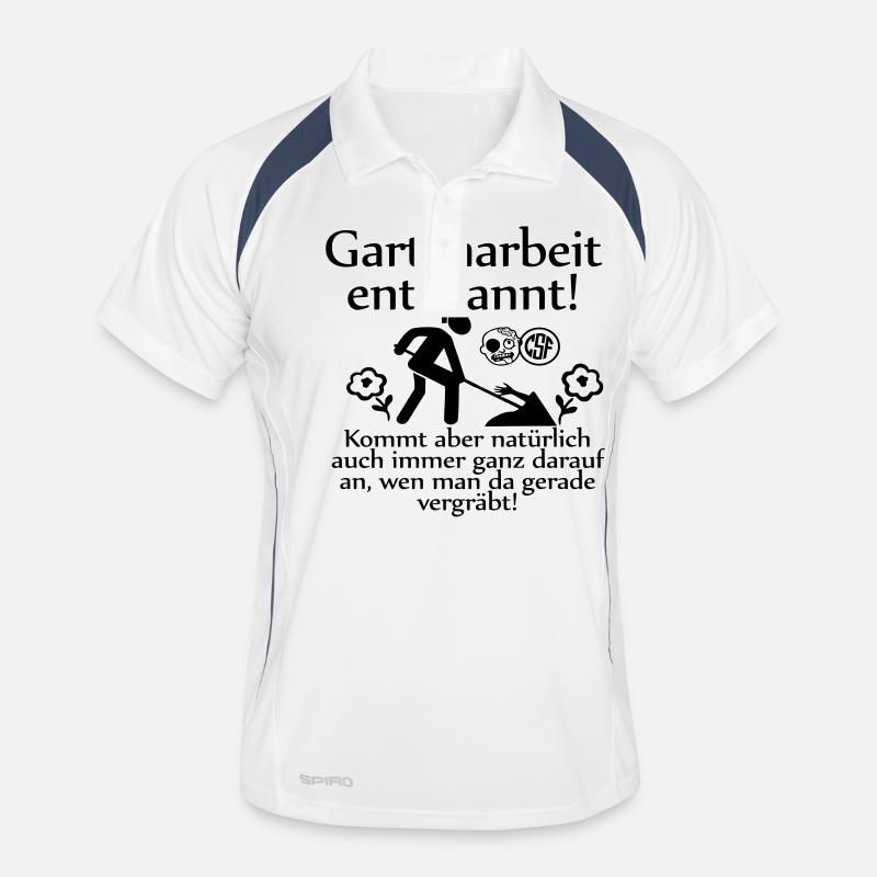 Gartenarbeit entspannt ... Männer Polo atmungsaktiv