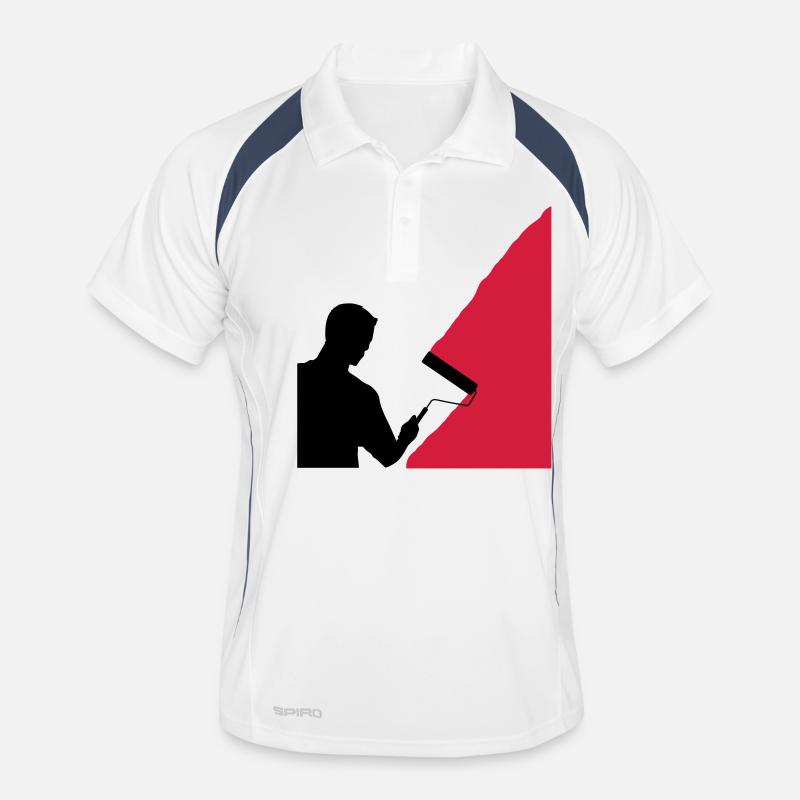 Painter and painter - vector Men's Polo breathable