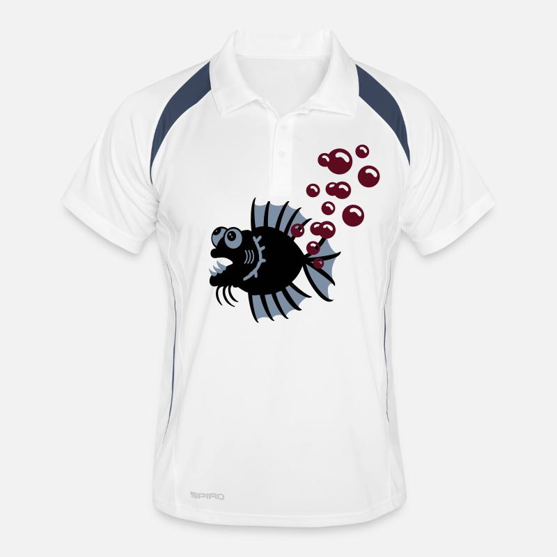 Bubbles / bulles (1c) Polo respirant Homme