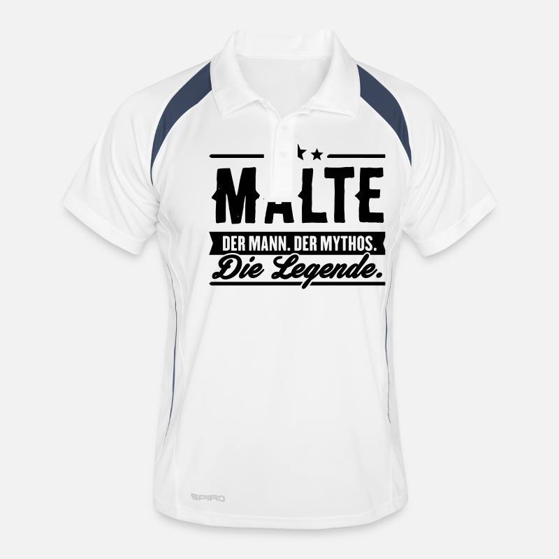 Man Myth Legend Malte Men's Polo breathable