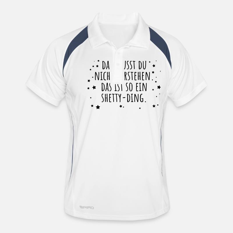 Shetty-Ding Männer Polo atmungsaktiv