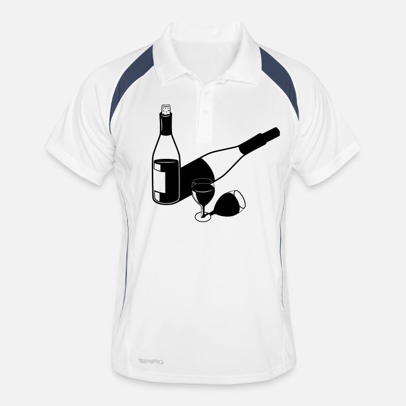 bouteille de vin de vin dési Polo respirant Homme