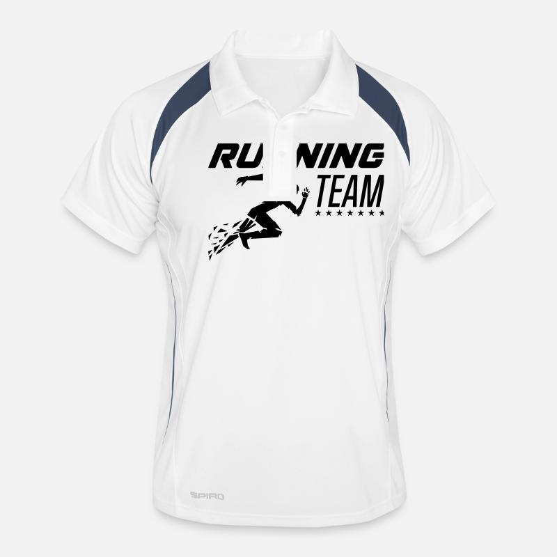 Équipe de course à pied Polo respirant Homme