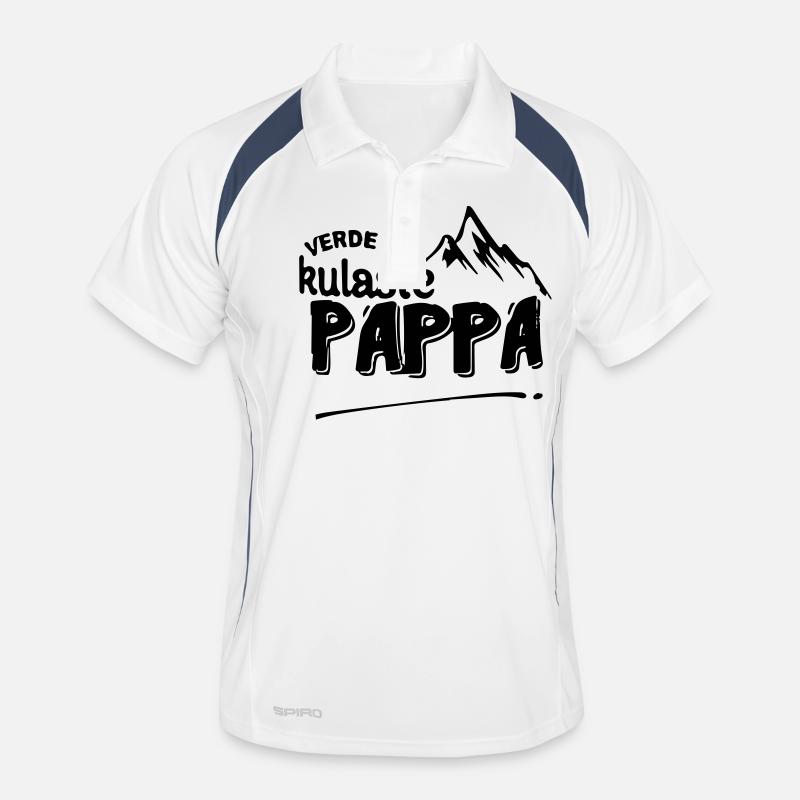 der coolste Papa der Welt Männer Polo atmungsaktiv
