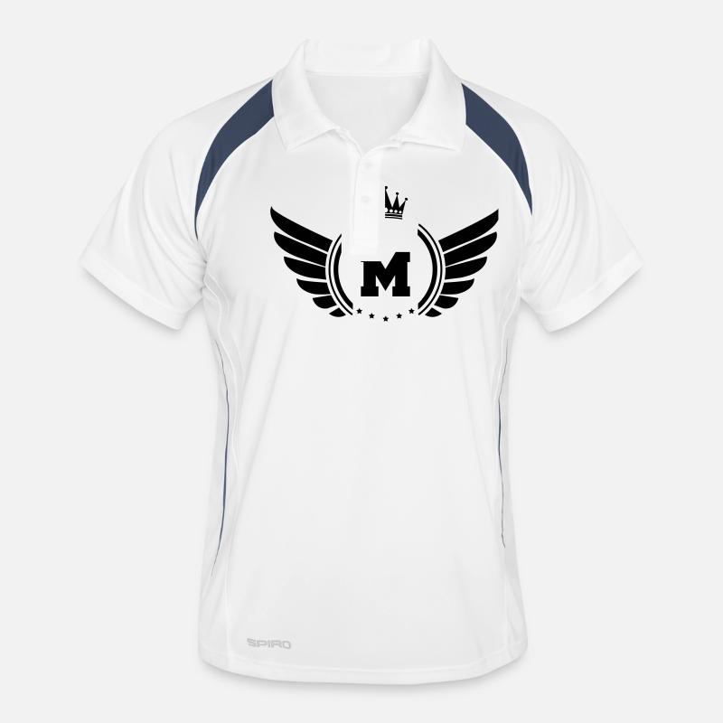 armoiries M Polo respirant Homme