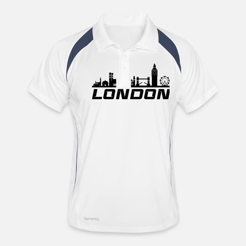 london skyline 1 Männer Polo atmungsaktiv
