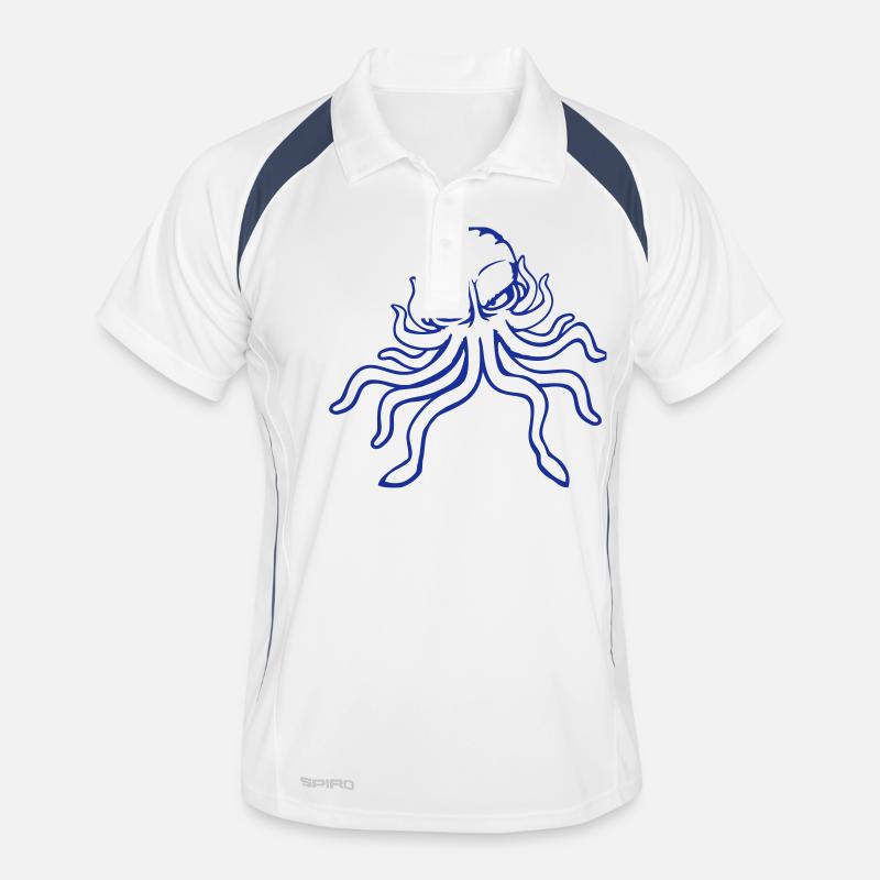 Octopus, octopus, octopus, cephalopod, evil eye Men's Polo breathable
