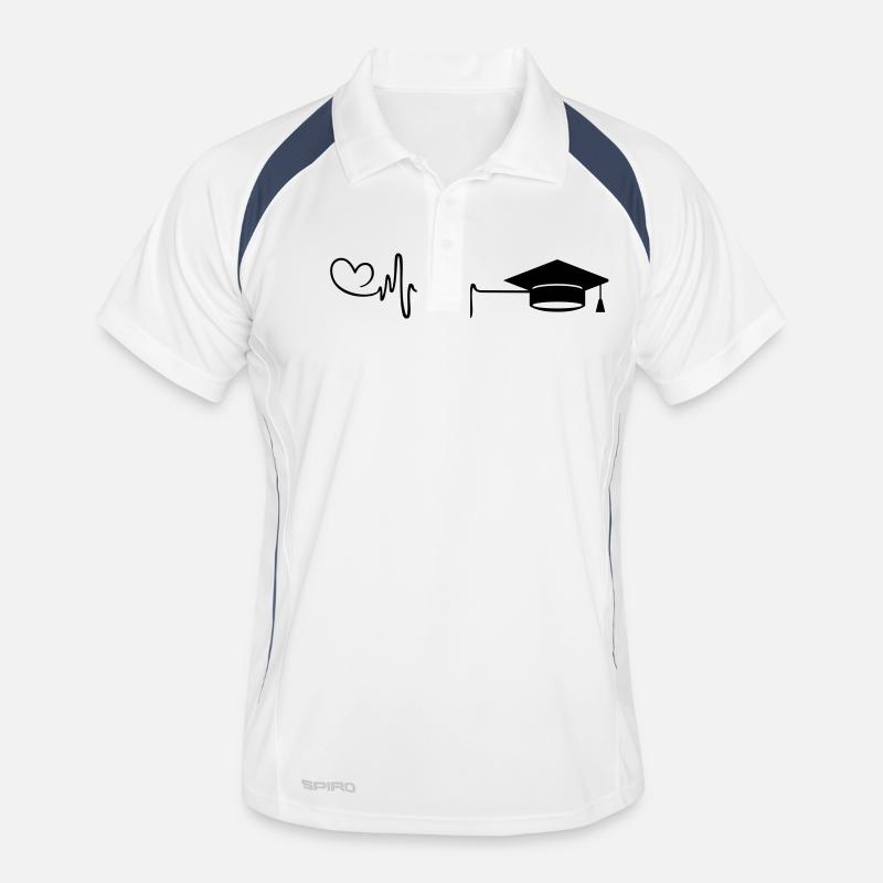 Casquette d’étudiant Pulse Heart Polo respirant Homme