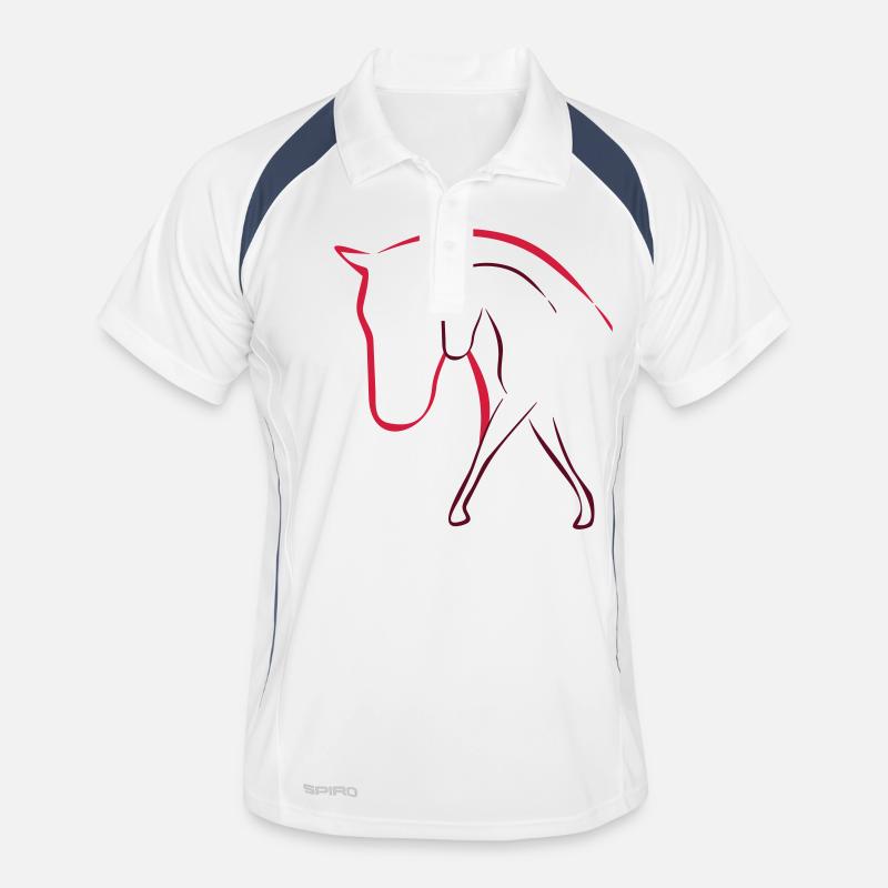 Pferd Männer Polo atmungsaktiv