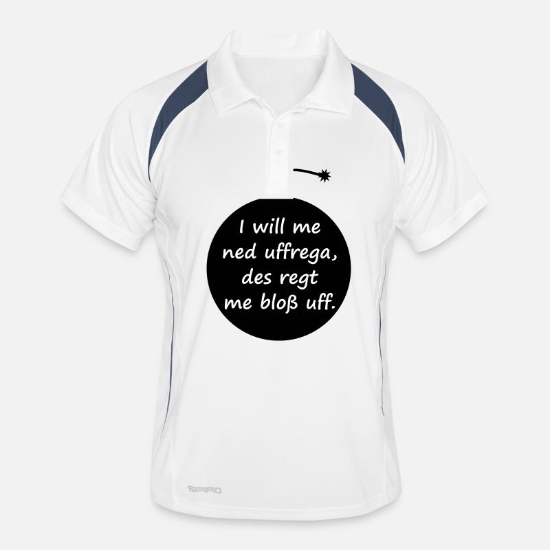 Exploser de sérénité - Dicton souabe Polo respirant Homme