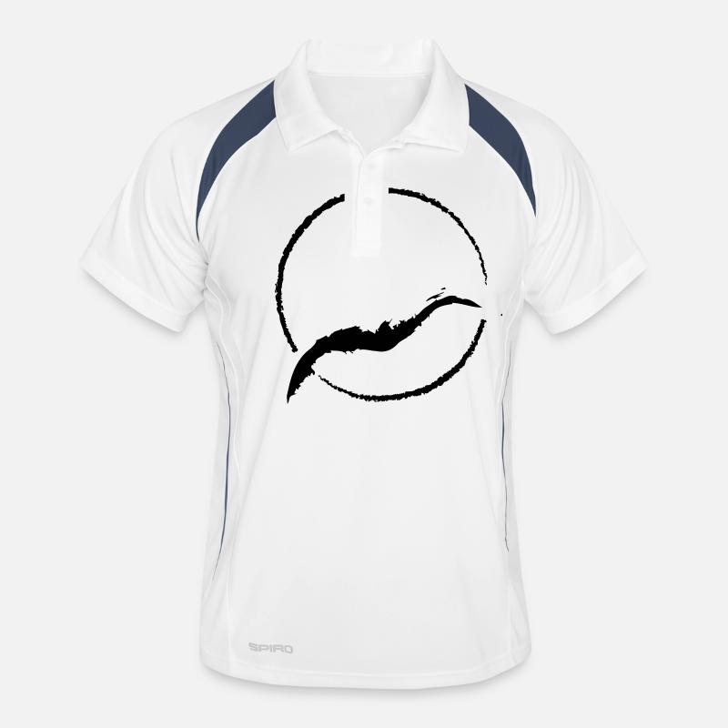 Sonne, Möwe Männer Polo atmungsaktiv