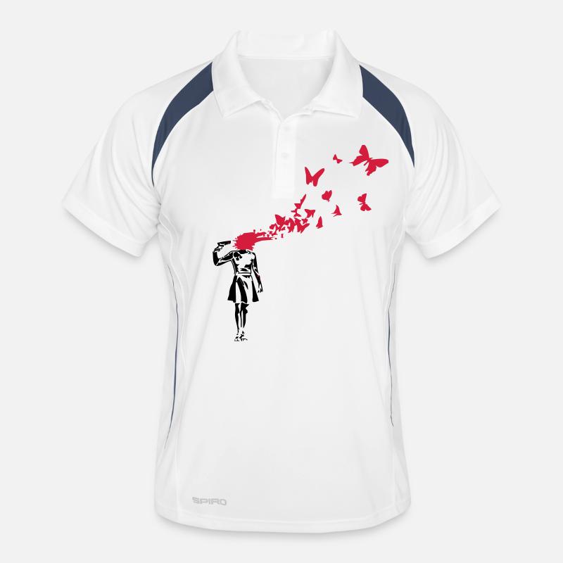 Butterfly Suicide Männer Polo atmungsaktiv