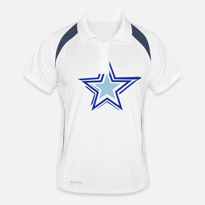 Stern Männer Polo atmungsaktiv