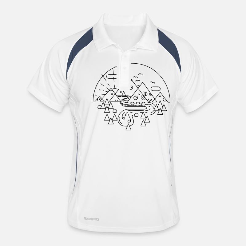 Evil Mountains Men's Polo breathable