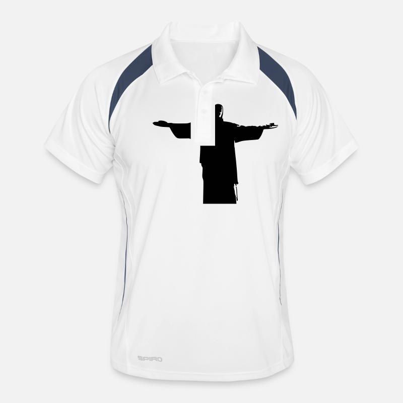 jesus christ Männer Polo atmungsaktiv
