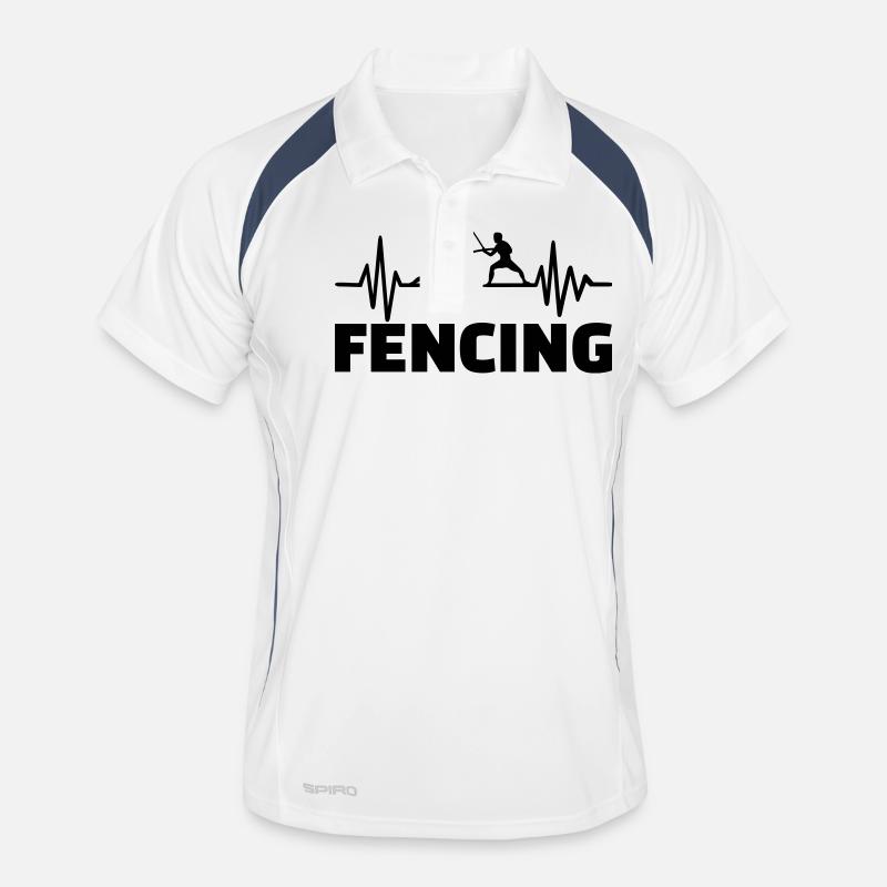 Escrime Polo respirant Homme