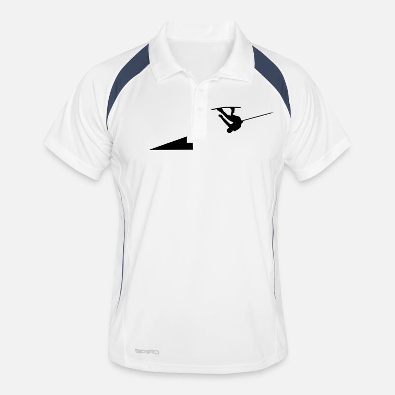 Wakeboarder/Wakeboard kicker summer 2012 - Men's Polo breathable - white/navy