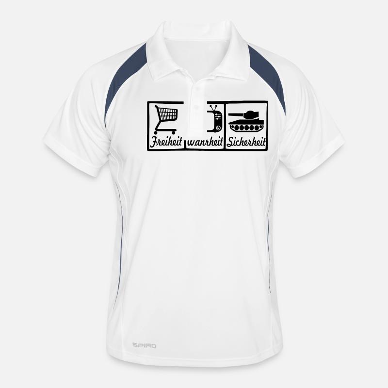 liberté véritable sécurité Polo respirant Homme