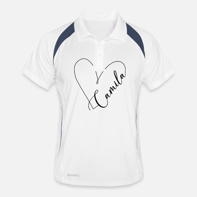 Camila Name Herzlinie Männer Polo atmungsaktiv