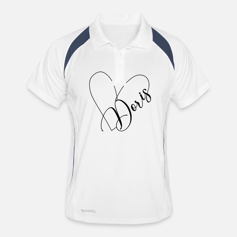 Doris Name Herzlinie Männer Polo atmungsaktiv