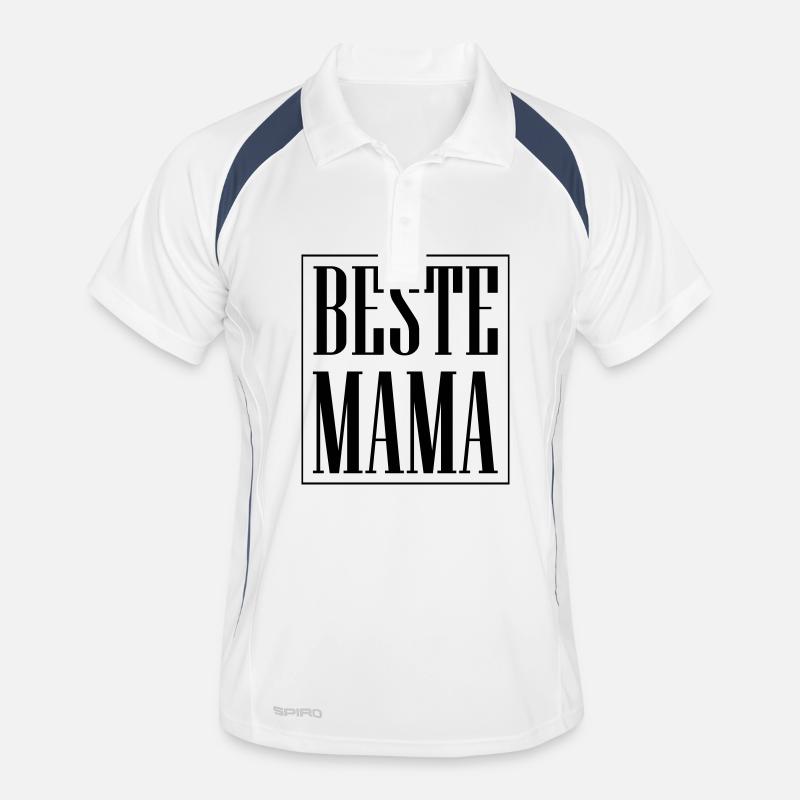 Beste Mama Männer Polo atmungsaktiv