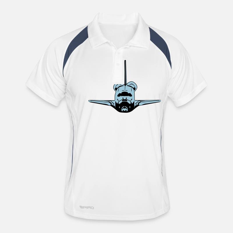Spaceshuttle Männer Polo atmungsaktiv