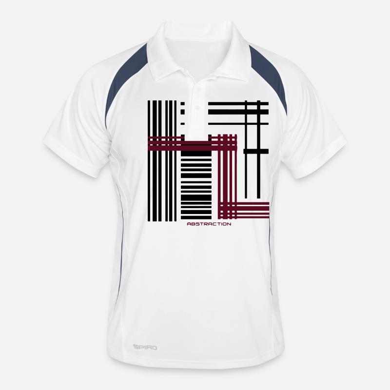 Abstraction Men's Polo breathable