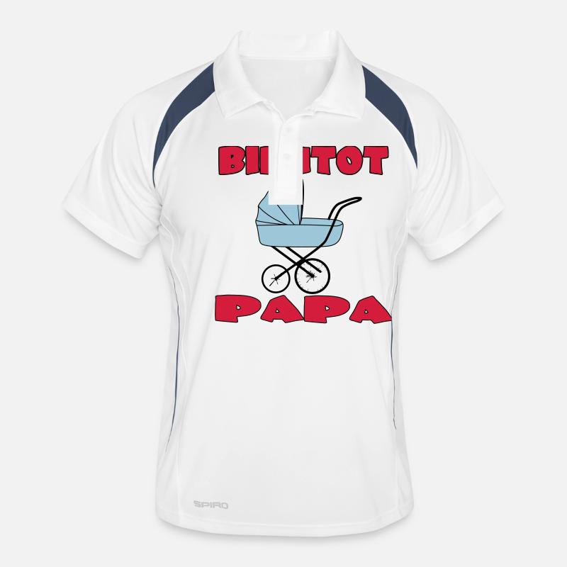 BIENTOT PAPA Polo respirant Homme