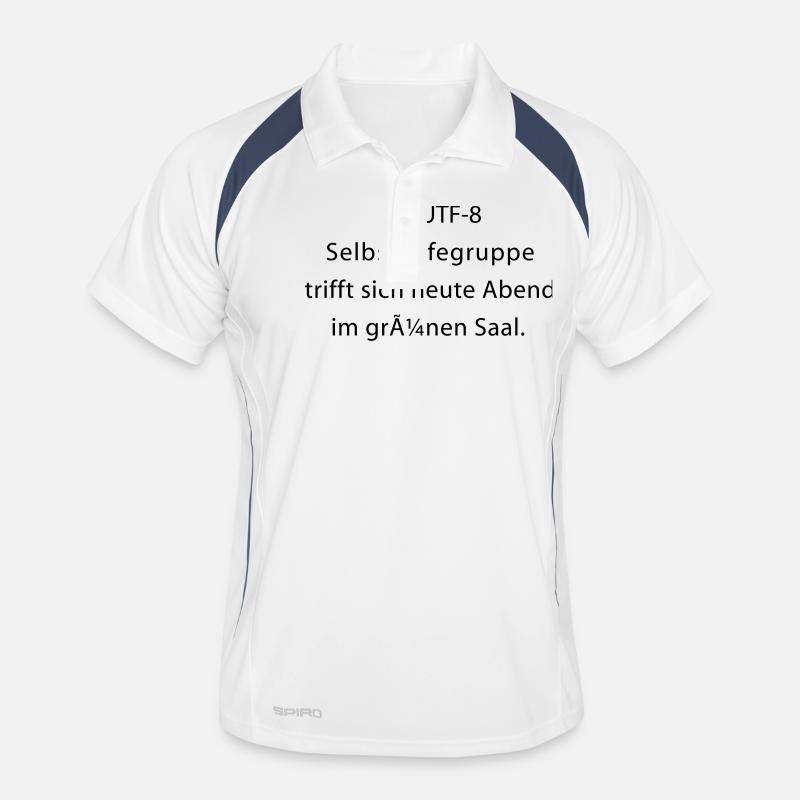UTF-8 Selbsthilfegruppe Männer Polo atmungsaktiv
